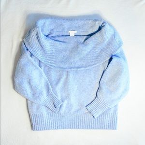 Periwinkle Off the Shoulder Sweater